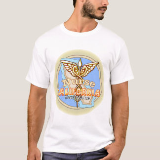 T-Shirt Caducée d'infirmière de Californie