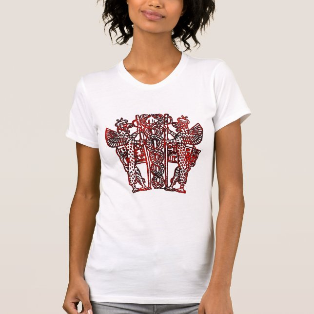 T-shirt Caducée sumérienne antique (Devant)