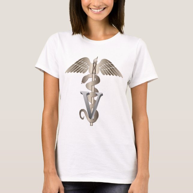 T-shirt Caducée vétérinaire (Devant)