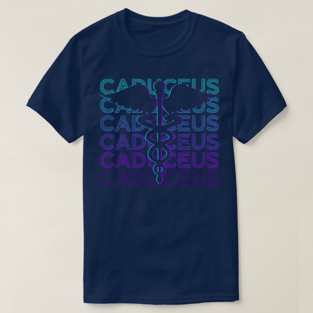 T-shirt Caduceus Heralds Bande Le Personnel De Hermès Herm (Design devant)