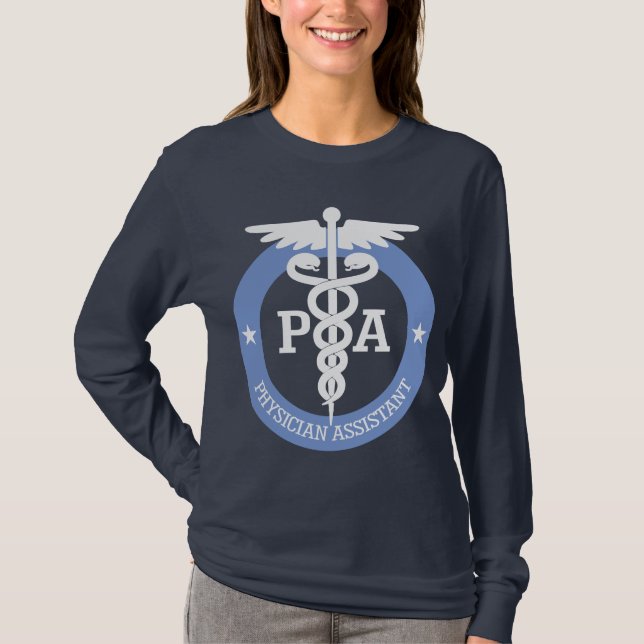 T-shirt Caduceus PA 2 (bleu) (Devant)