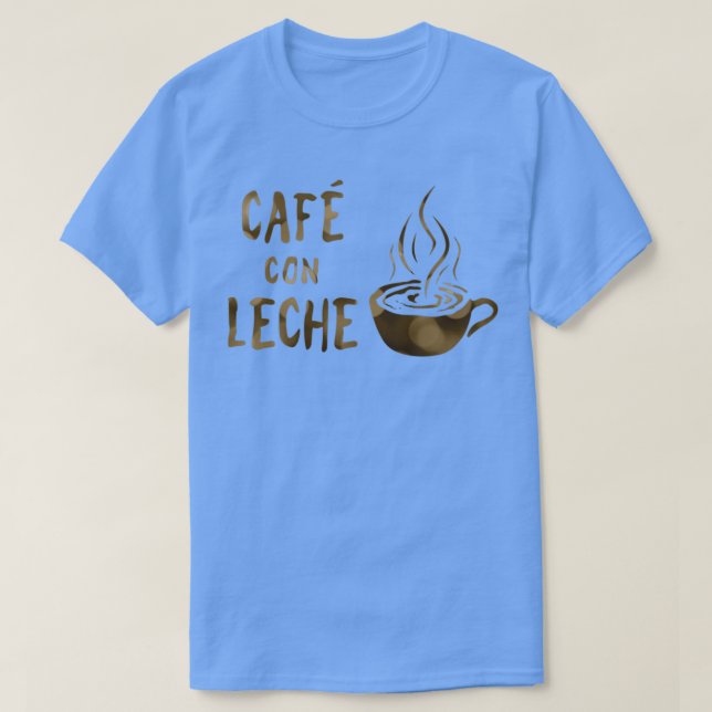 T-shirt caf con leche (Design devant)