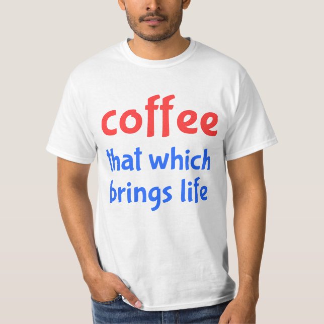 T-shirt Café  (Devant)