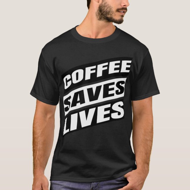 T-shirt café (Devant)
