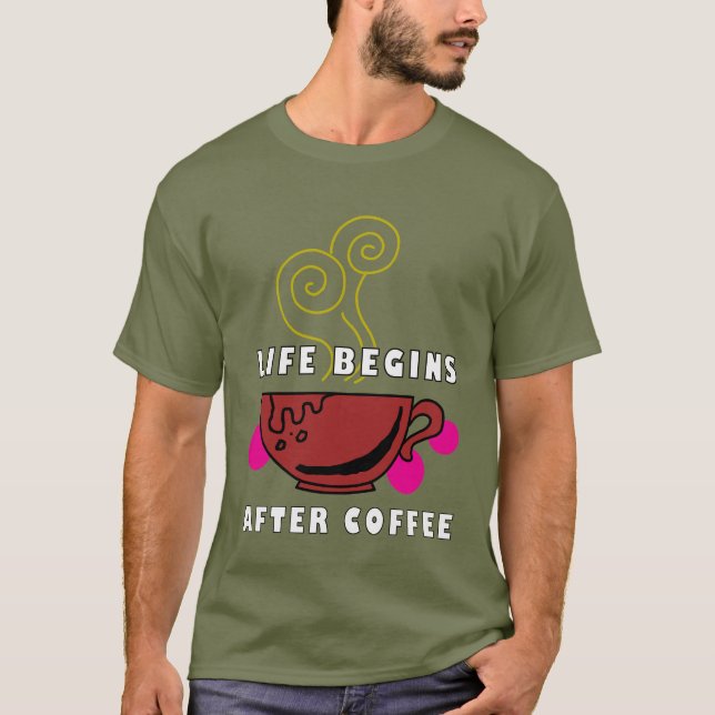 T-shirt café (Devant)