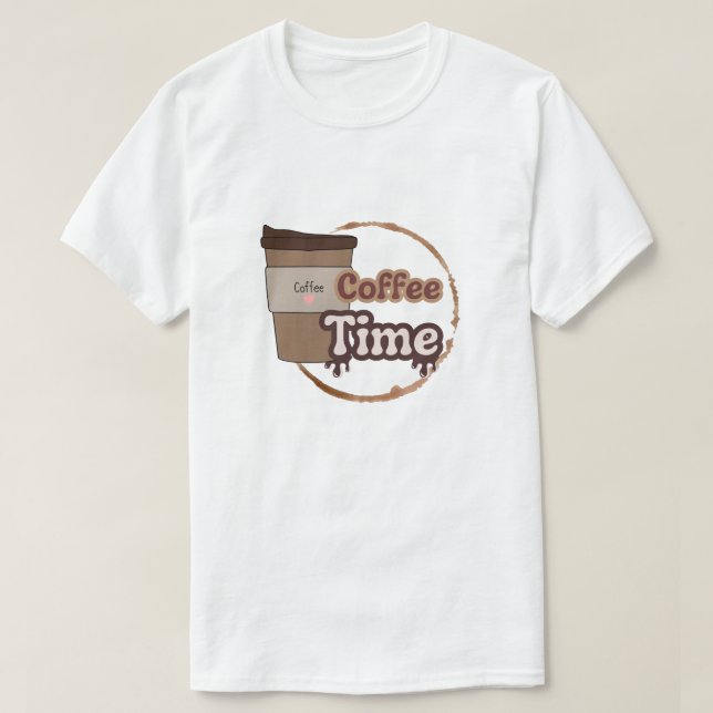 T-shirt café (Design devant)