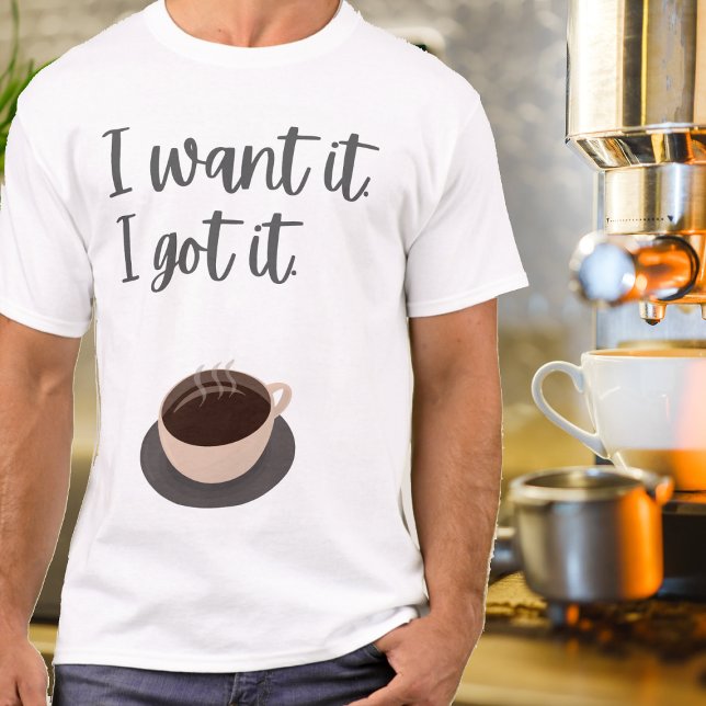 T-shirt café (Créateur téléchargé)
