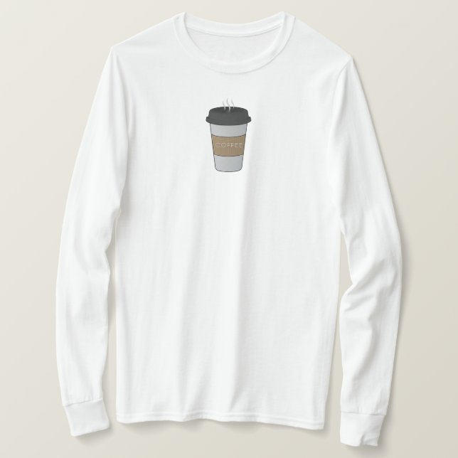t-shirt café (Design devant)