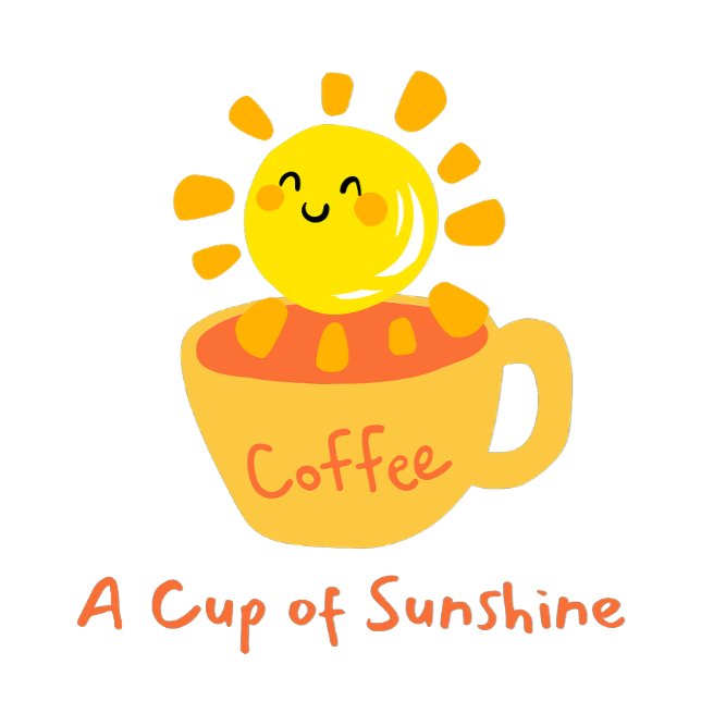 T-shirt Café A Cup of Sunshine (Créateur téléchargé)