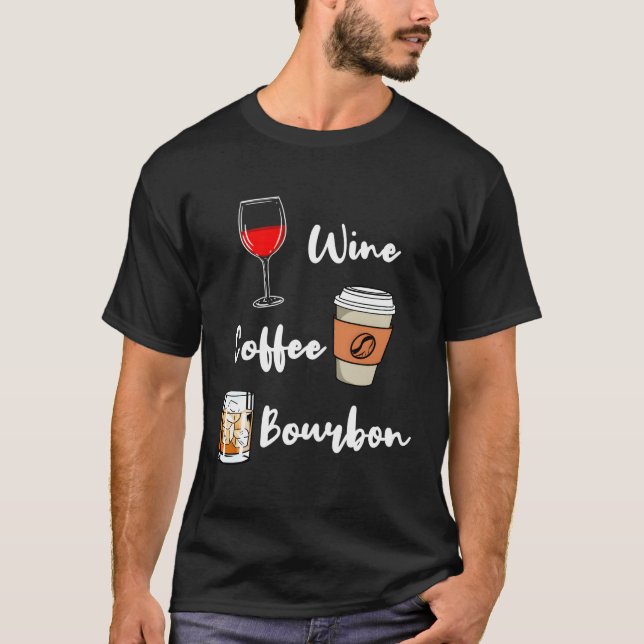 T-shirt Café à vin Bourbon (Devant)