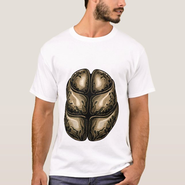 T-shirt Café Abs – Énergie de Forte Brûlure (Devant)