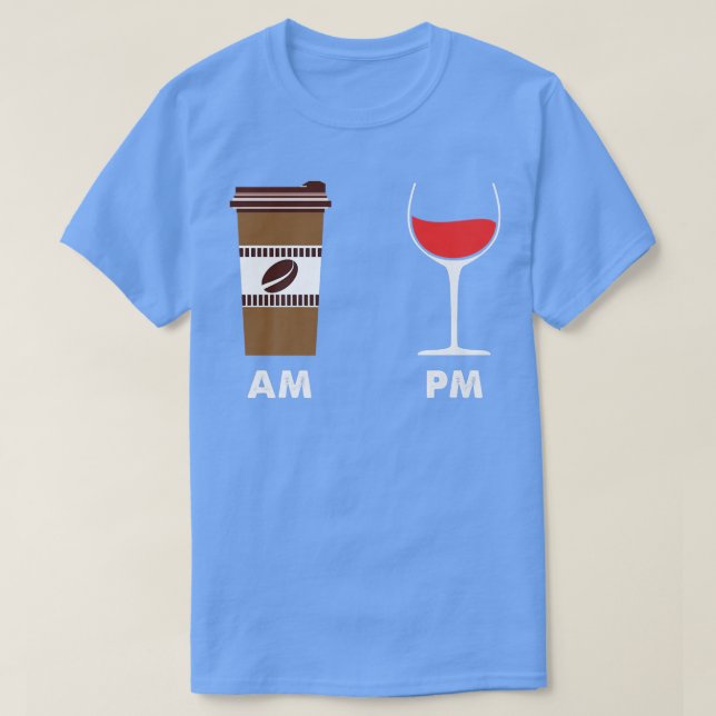T-shirt Café Am Wine PM (Design devant)