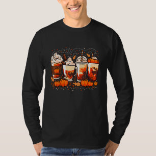 T-shirt Café au Lait au Mélange d'Épices de Citrouille Sai