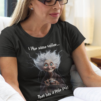 T-shirt Café Avec Coup De Coin !