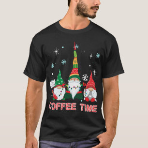 T-shirt Café Avec Trois Gnomes Joyeux Noël Cos