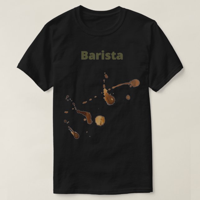 T-shirt Café Barista 24 (Design devant)