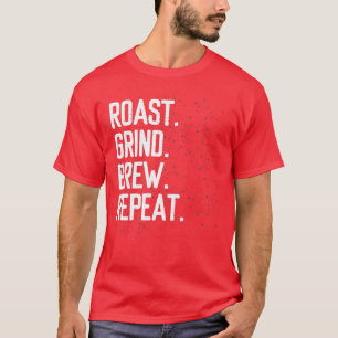 T-shirt café barista brin grill