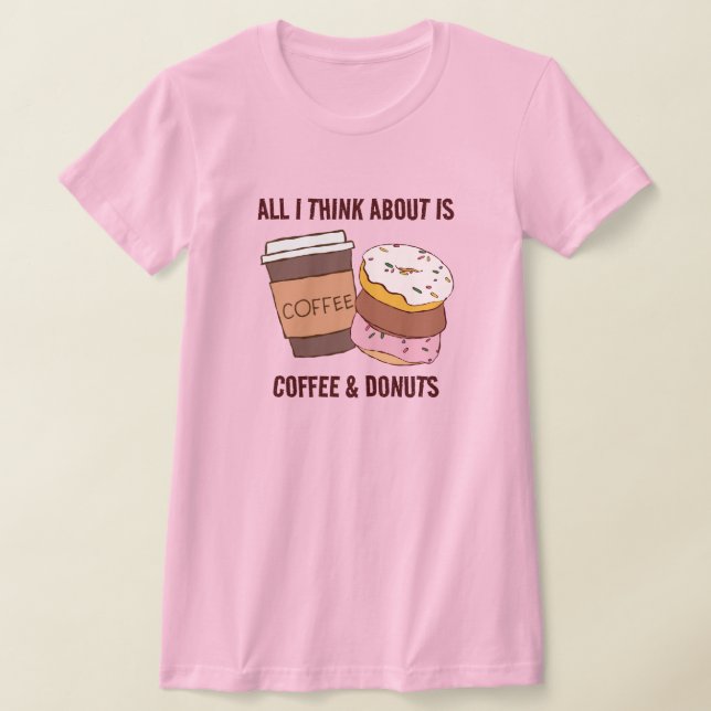 T-shirt café & beignets (Poser)