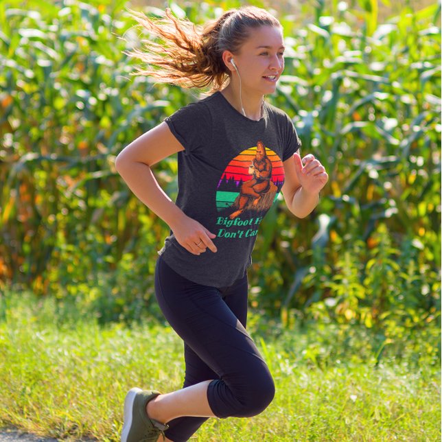 T-shirt Café Bigfoot Morning Cheveux Bigfoot s'en fiche (Créateur téléchargé)