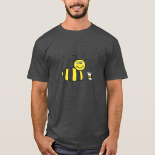 T-shirt Café Boire Abeille Avec Café Café Buzzed