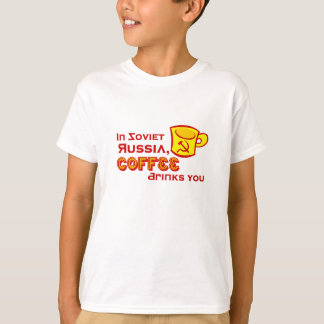 T-shirt Café Boissons You Kids Shirt