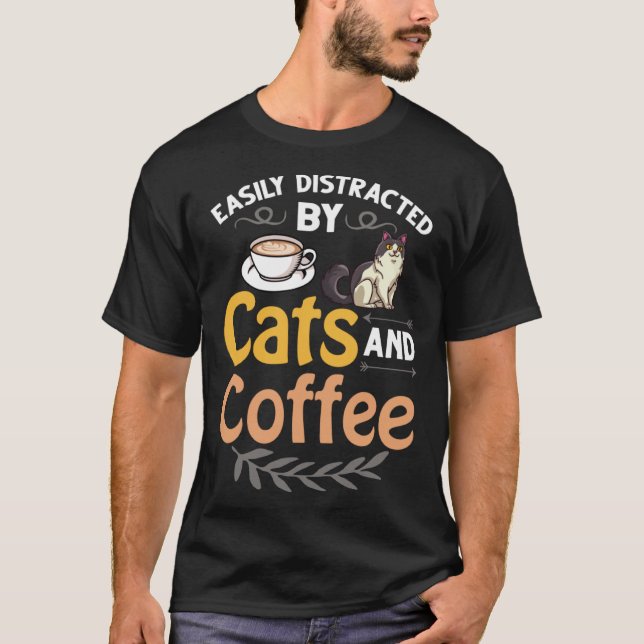 T-shirt Café Boutique Machine à café Kite Fèves de Mug (Devant)