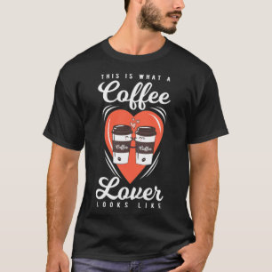 T-shirt CAFÉ cadeau chat noir