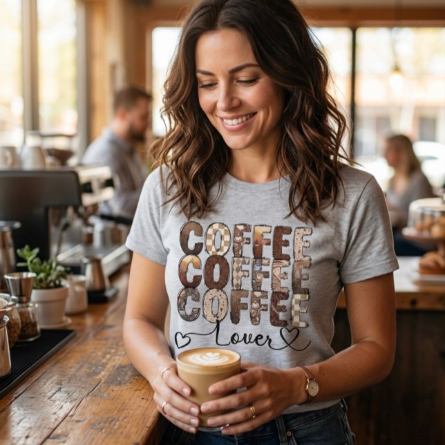 T-shirt Café. Café. Amateur de café. (Créateur téléchargé)