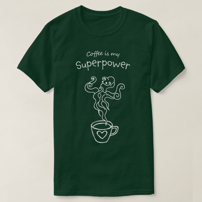 T-shirt Café Café Café Café Café Café Coupe (Design devant)