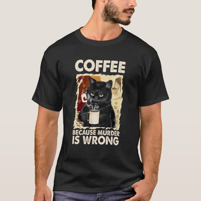 T-shirt Café Café Chat Mignon Col V (Devant)