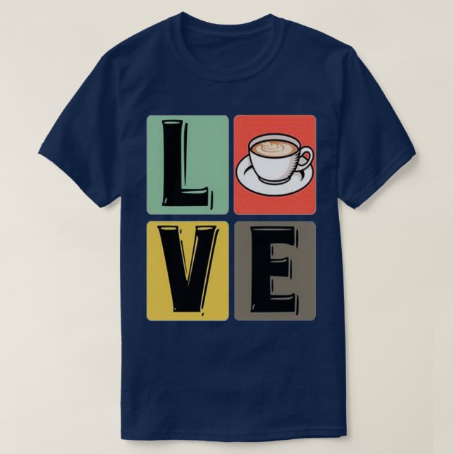 T-shirt Café Café Coupe Cappucci Amateurs Café 2 (Design devant)