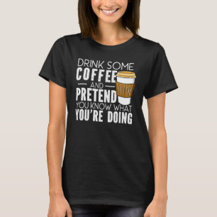 T-shirt Café Cappucino Espresso Boisson Café