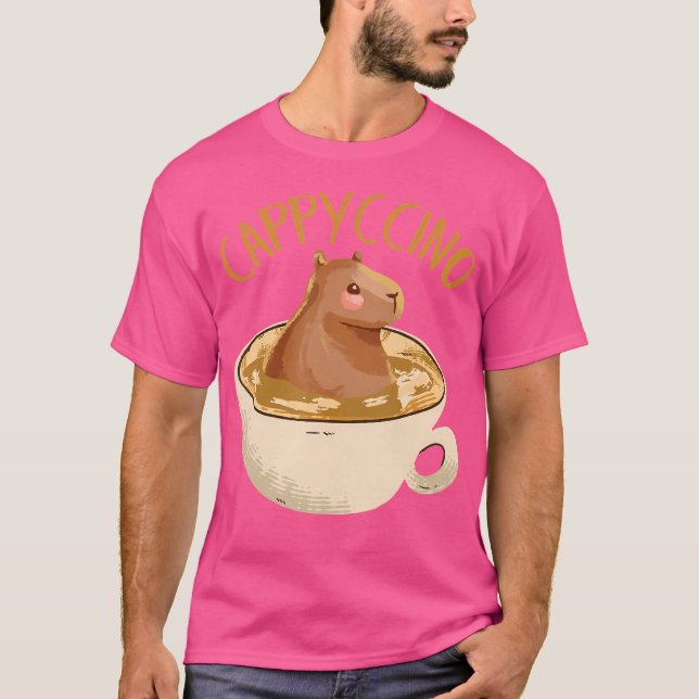 T-shirt Café Capyccino Capybara (Devant)
