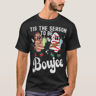 T-shirt Café C'Est La Saison D'Être Boujee Arbre De Noël