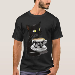 T-SHIRT CAFE CHAT MIGNON CHATS JAVA CHATON