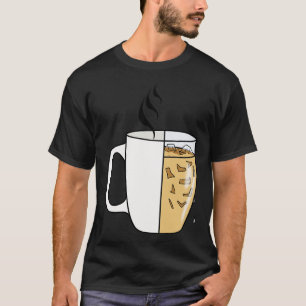 T-shirt Café chaud glacé