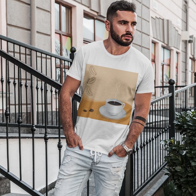 T-shirt Café chaud vapeur (Créateur téléchargé)