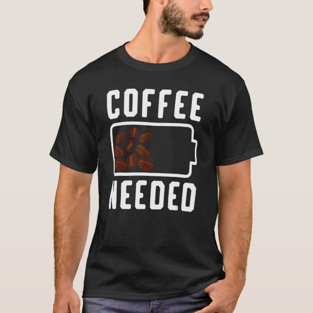 T-shirt Café  Citation Buveur de café Espresso Tenue de ca (Devant)