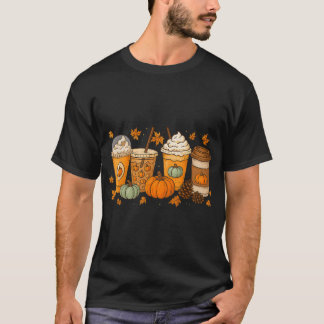 T-shirt Café Citrouille Latte Spice Coffee Love Saison Aut