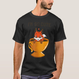 T-shirt Café Coeur de Mug Sweet Kinder Fox