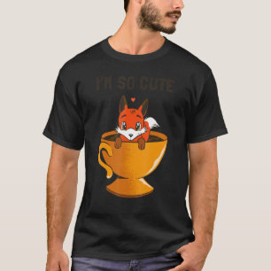 T-shirt Café Coeur de Mug Sweet Kinder Fox