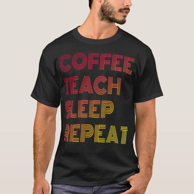 T-shirt café coeur noir (Devant)