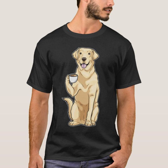 T-shirt Café Coupe Labrador (Devant)