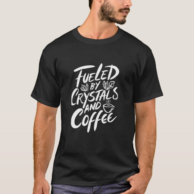T-shirt Café, Cristaux & La Lune (Devant)