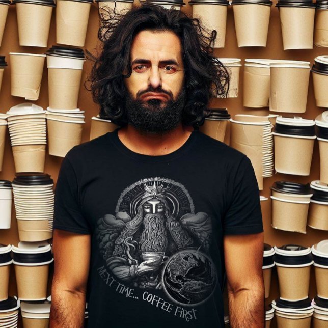 T-shirt Café d'abord ! (Créateur téléchargé)