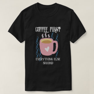 T-shirt Café d'abord