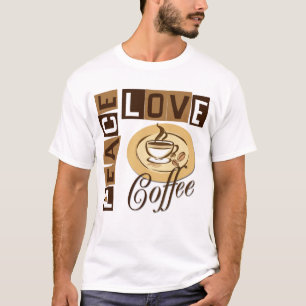 T-SHIRT CAFÉ D'AMOUR DE PAIX
