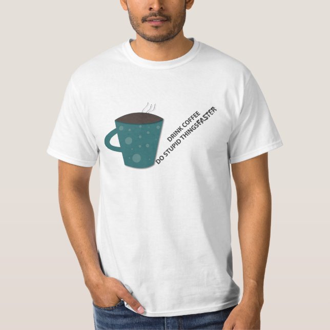 T-shirt Café de boissons (Devant)