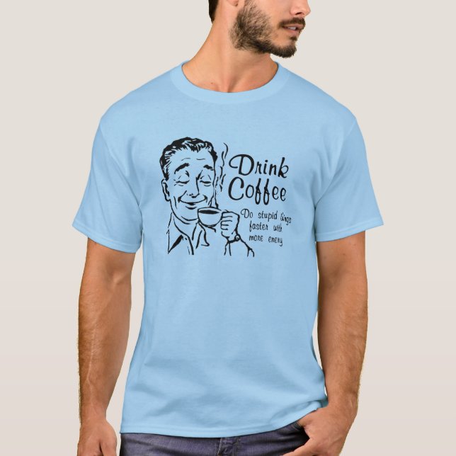 T-shirt Café de boissons (Devant)