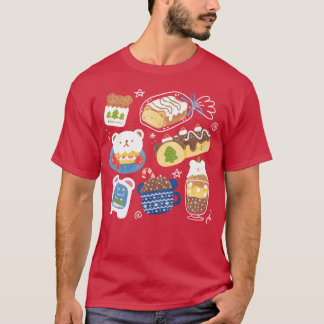 T-shirt Café de l'ours polaire rétro